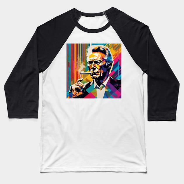 Clint Eastwood Baseball T-Shirt by BryanWhipple